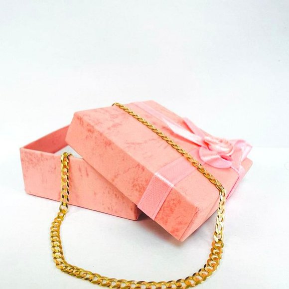 14K Yellow Gold Cuban Link Chain Anklet Bracelet 10" foot Bracelet for Womens - Picture 7 of 10